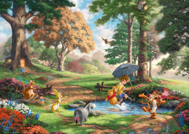 Puzzle Schmidt Spiele 1000el. Kubuś Puchatek Disney KARTON Wysoka Jakość