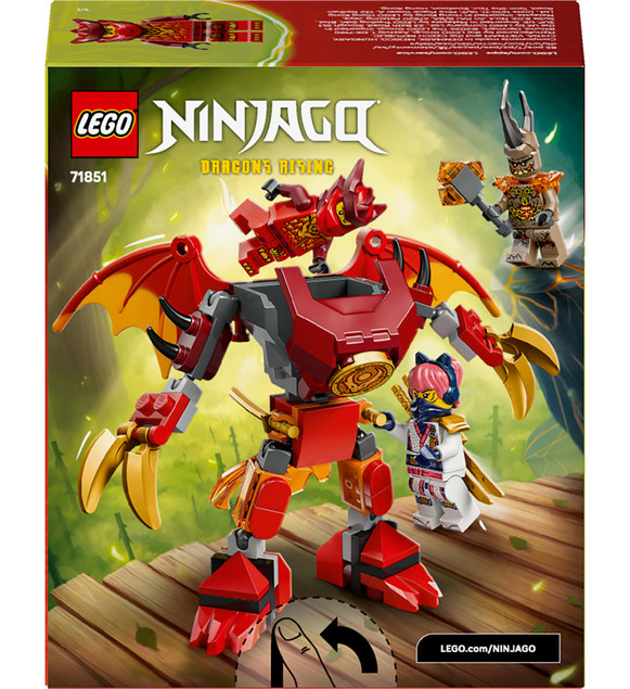 LEGO Ninjago 71851 Smok-mech Kaia Dragons Rising Zestaw Bitewny