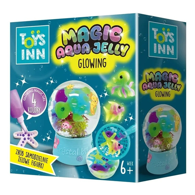 Magic Aqua Jelly Glowing – Zestaw do Tworzenia Świecących Żelowych Figurek