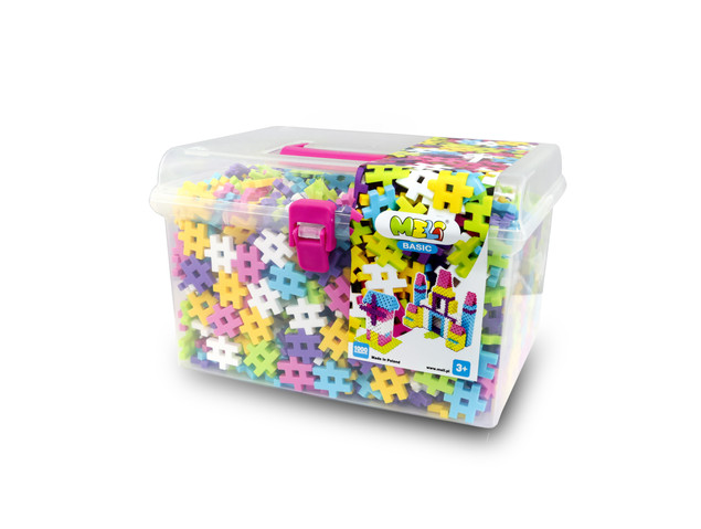 Klocki Pink Travel Box 1000 – Meli
