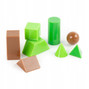 KIDEA Modele 3D Figur Brył Geometrycznych B PIXELE Zestaw Szkolny 8 Modeli