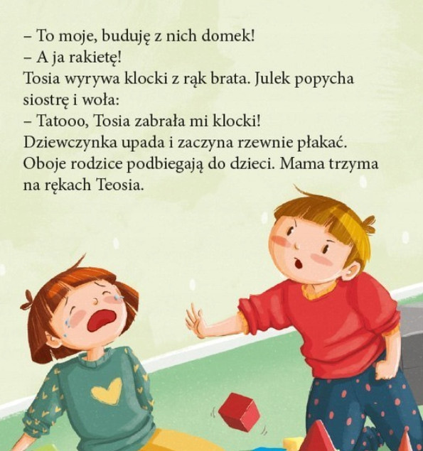 Tosia i Julek się kłócą Magdalena Boćko-Mysiorska