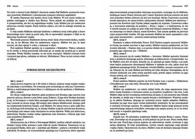 Makbet. Lektura z opracowaniem