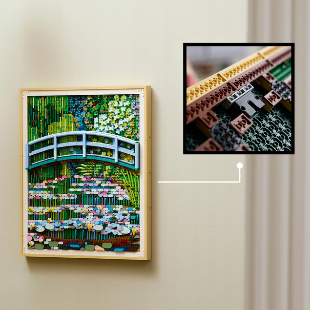 LEGO Art 31220 Claude Monet – Most nad Stawem z Liliami Wodnymi | Zestaw dla Dorosłych