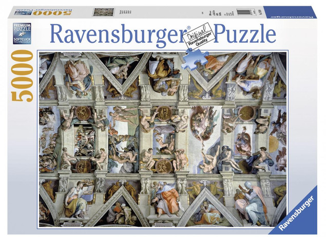 Puzzle Ravensburger 5000 elementów Kaplica Sykstyńska