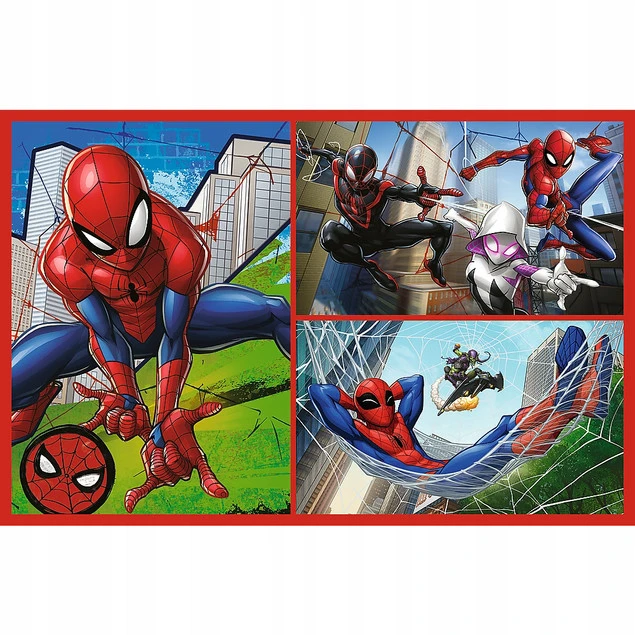 Puzzle Spiderman Pajęcze historie Trefl 34443 + 2x70 el.