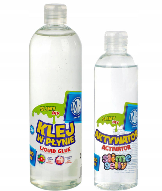 Zestaw do Slime Astra Klej PVA 500 ml i Aktywator 250 ml