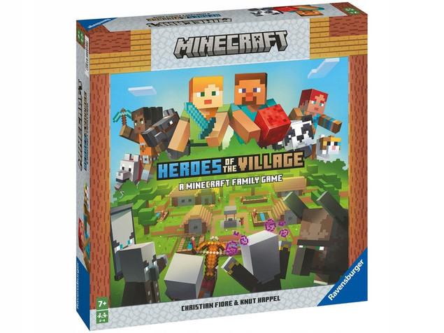 Gra planszowa Minecraft dla dzieci: Uratuj wioskę Ravensburger