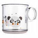 Kubek antypoślizgowy z uchem Panda Canpol 170ml 12m+