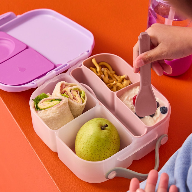 B.box Pudełko na Przekąski Średnie Sugar Plum - Lunchbox dla Dzieci 1L