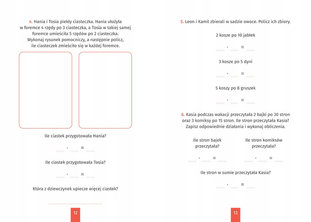 MATEMATYKA Tabliczka Mnożenia Zeszyt Ćwiczeń Dla Klas I-III