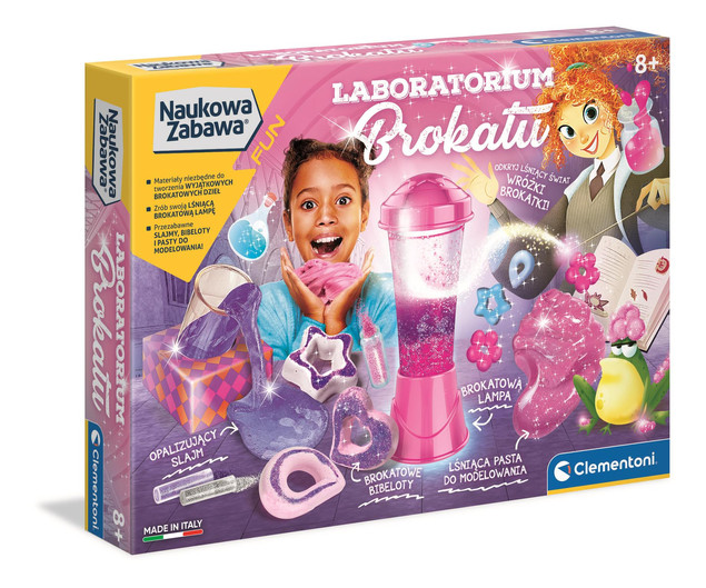 Naukowa Zabawa Laboratorium Brokatu Clementoni