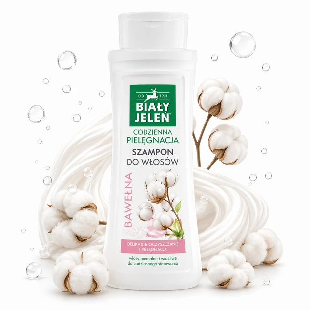 Szampon Bawełna 300 ml Biały Jeleń