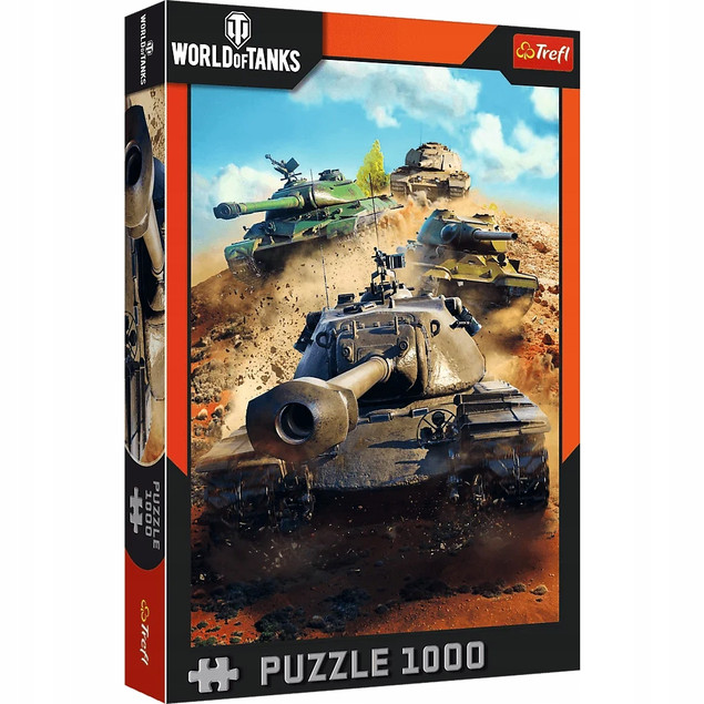 Puzzle 1000 World of Tanks: Czołgi w boju TREFL