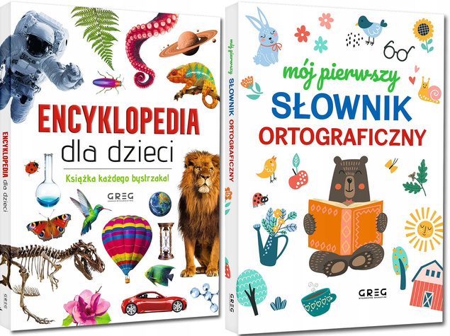 Pakiet Edukacyjny Encyklopedia Dla Dzieci Pierwszy Słownik Ortograficzny TW