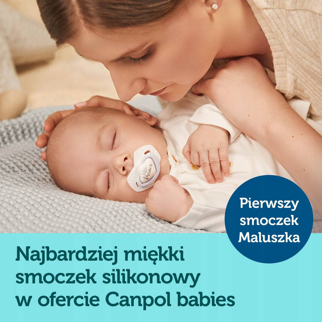 Canpol SMOCZEK Symetryczny Royal Baby 0-6M+ 2 Sztuki