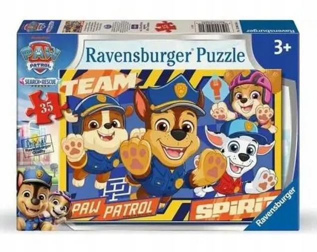 Puzzle Ravensburger 1 elementów Puzzle 2D 35el Psi Patrol Drużyna