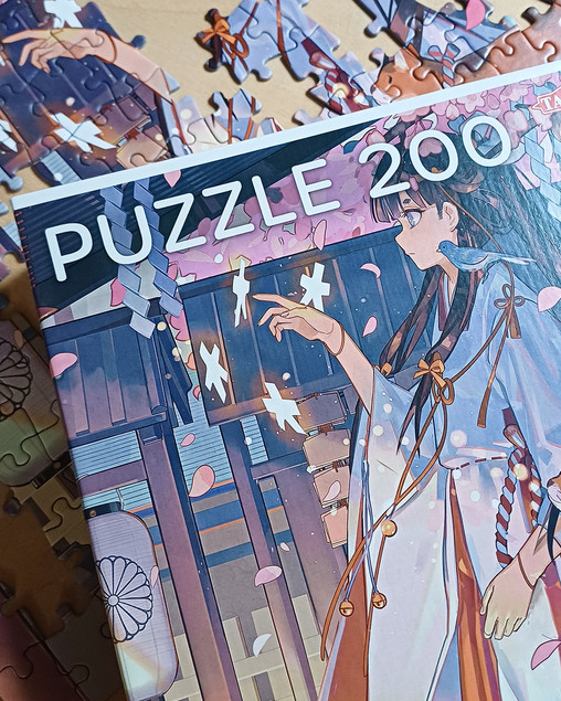 Puzzle Tactic 200 elementów Manga Anime Girl