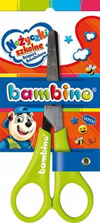 Nożyczki Szkolne Z Podziałką Dla Dzieci Bezpieczne Bambino