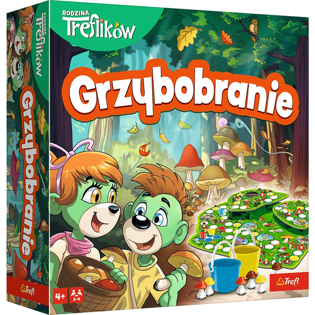 Gra Planszowa Grzybobranie Rodzina Treflików 02819 Trefl