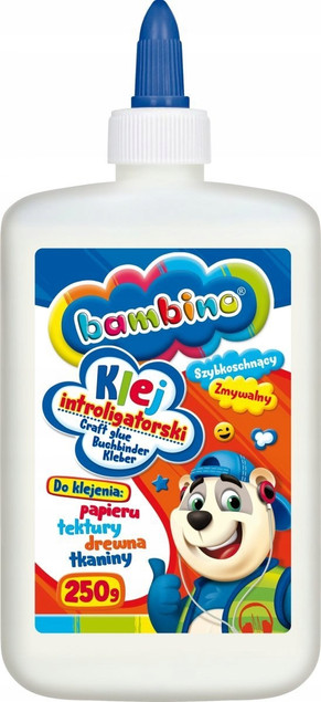 Klej INTROLIGATORSKI Szybkoschnący 240g BAMBINO
