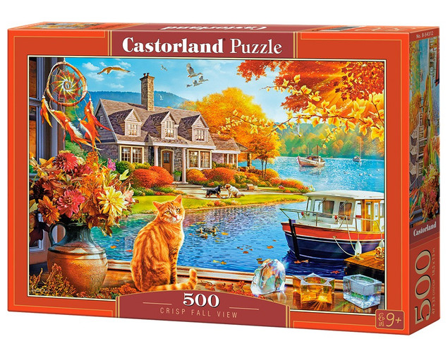 Puzzle Castorland 500 elementów Crisp Fall View Jesienny Widok