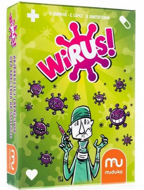 Zestaw Wirus! + Wirus! 2: Ewolucja Gra Karciana 8+ Muduko
