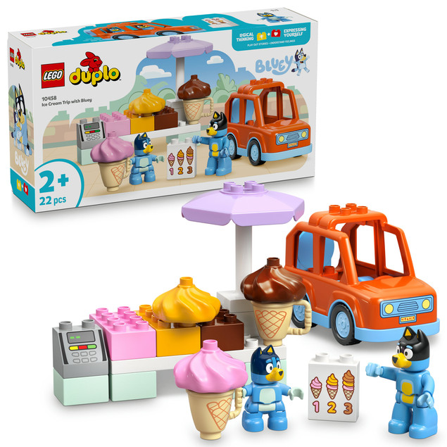 Klocki LEGO DUPLO Bluey i Wycieczka po lodach 10458 (22 el.)