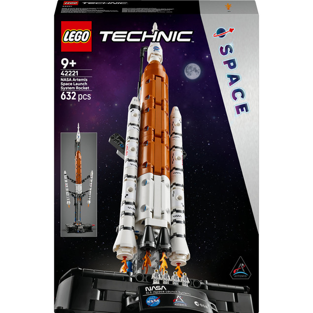 Klocki LEGO Technic Rakieta SLS NASA Artemis – Model Startowy Kosmiczny 632 el.