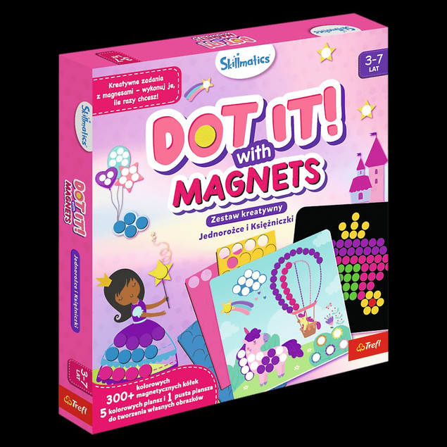 Magnesy Trefl zestaw kreatywny jednorożce i księżniczki 3 lata +