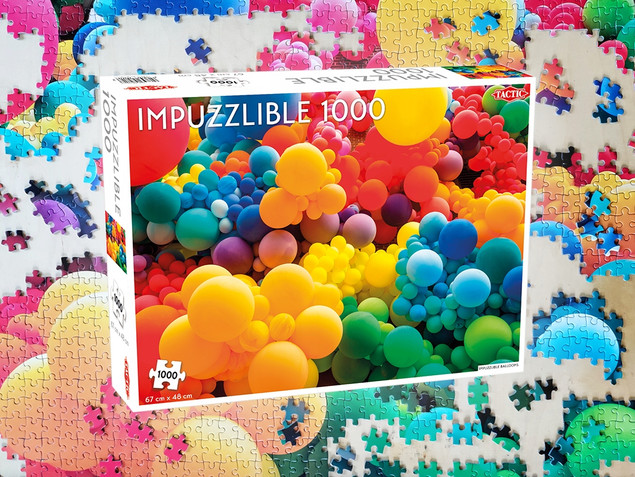 Puzzle Tactic 1000 el. Impuzzlible Balloons - Fińskie Wyzwanie