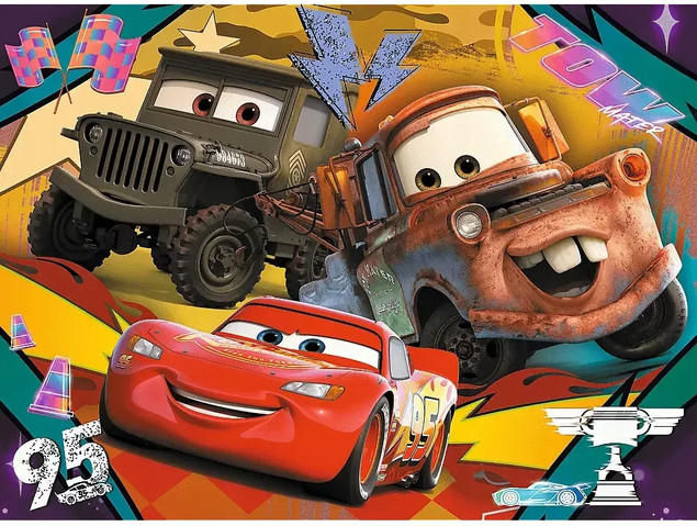 Puzzle 30 Układanka Cars 3 AUTA Bajka Samochody 3+ Trefl