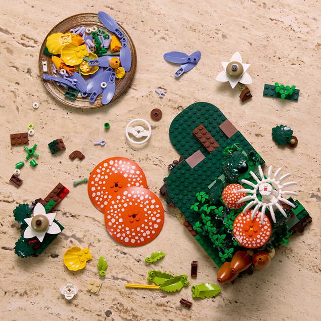 LEGO Botanicals 11505 Grzyby Leśne Zestaw dla Dorosłych | Model Kolekcjonerski