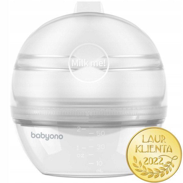 Laktator Babyono Milk Me do stanika muszlowy kolektor bez użycia rąk 60 ml