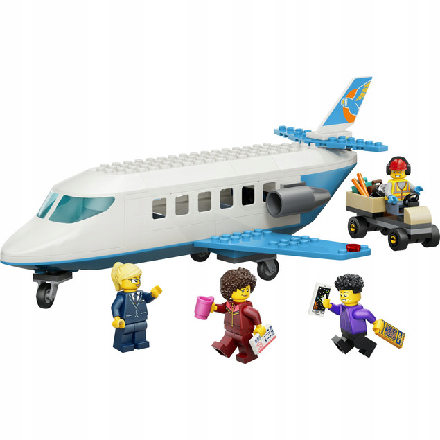 LEGO City Samolot Pasażerski 60492 Zestaw dla Dzieci 4+