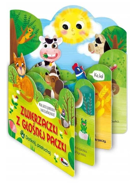 Książka Dotknij, posłuchaj. Zwierzaczki z głośnej paczki AWM
