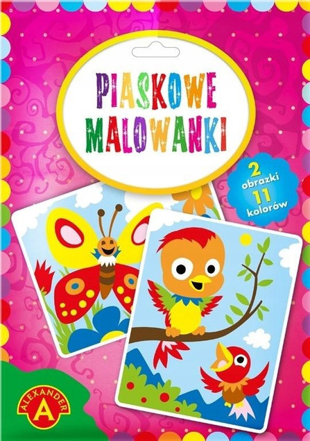 Alexander malowanka Piaskowa ptaszki motyle