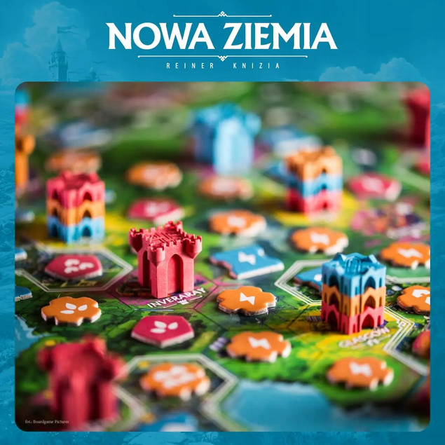 Nowa Ziemia – Gra planszowa rodzinna – Reiner Knizia