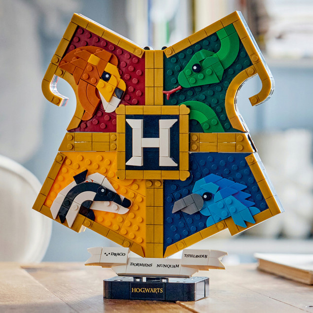 LEGO Harry Potter 76462 Herb Hogwartu – Domy: Gryffindor, Hufflepuff, Ravenclaw, Slytherin