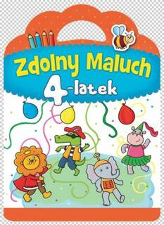 Zdolny Maluch 4-Latek Książeczka Edukacyjna Joanna Kuryjak 4+ Skrzat