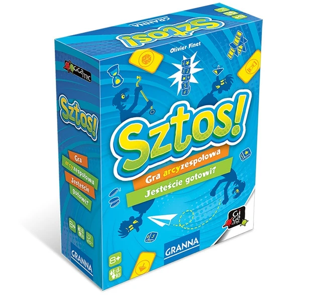 Granna SZTOS 8+ - Szalona Gra Imprezowa Rodzinna Zespołowa