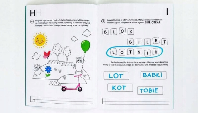 Bazgraki poznają litery. Kapitan Nauka