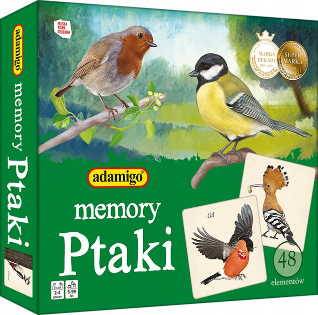 Memory Ptaki Adamigo
