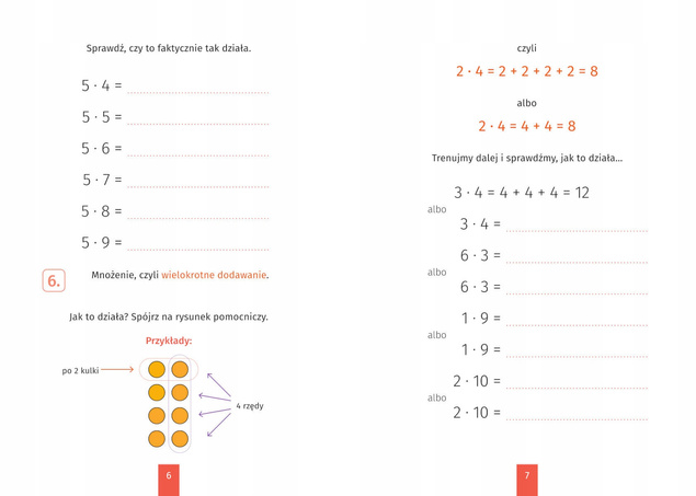 MATEMATYKA Tabliczka Mnożenia Zeszyt Ćwiczeń Dla Klas I-III