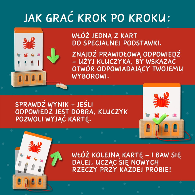 TOPBRIGHT Logiczne Łamigłówki Poziom Podstawowy Gra z Kluczem 36m+