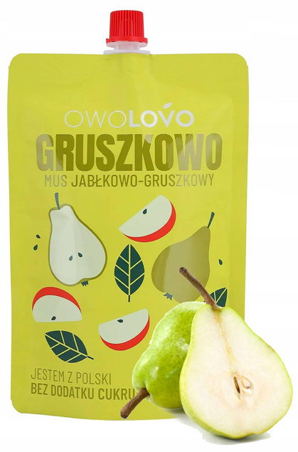 OWOLOVO Mix Musów Owocowych Dla Dzieci TUBKI 24x200g MIX SMAKÓW