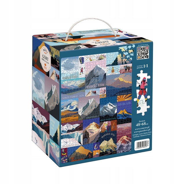 Puzzle Puzzlove CzuCzu 1000 elementów Góry 8000 m n.p.m. – Himalaje Karakorum