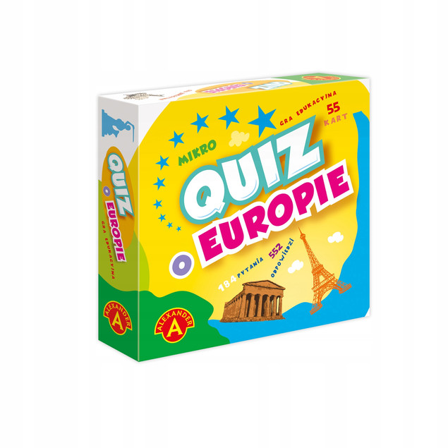 Gra planszowa Mikro Quiz o Europie Alexander