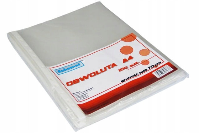 Obwoluta A4 70 mic Schemat 100 sztuk