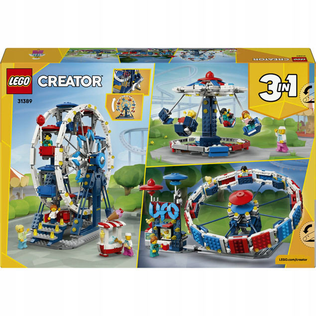 LEGO Creator 3w1 31389 Kultowe Koło Młyńskie Park Rozrywki